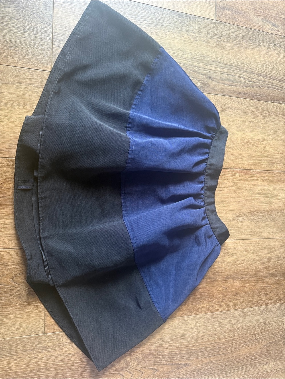 Express Black Pleated Skirt with Satin Lining Size 4